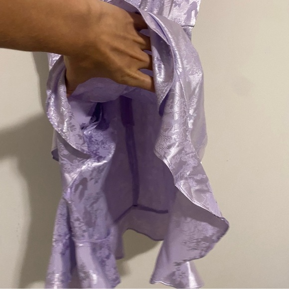 Altar'd State Light Purple Jacquard Mini Dress size Medium - Picture 4 of 9